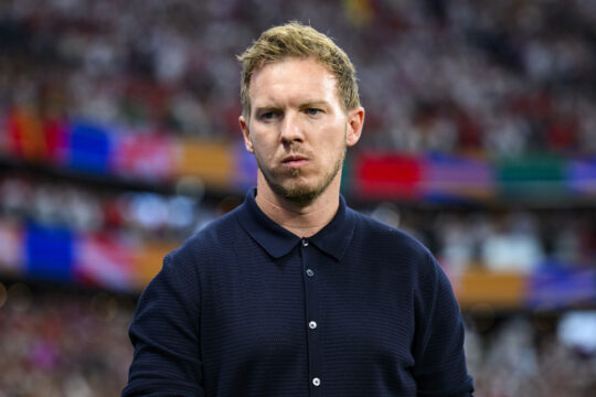 Ein Foto zeigt Bundestrainer Julian Nagelsmann