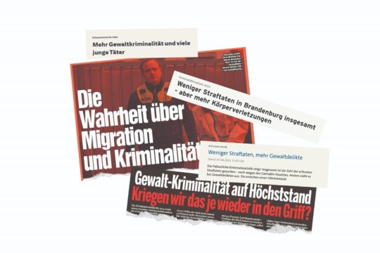 Sobald die Polizeiliche Kriminalstatistik erscheint, beherrscht sie die Medien. Dabei kommt es immer wieder zu wilden Schlagzeilen.