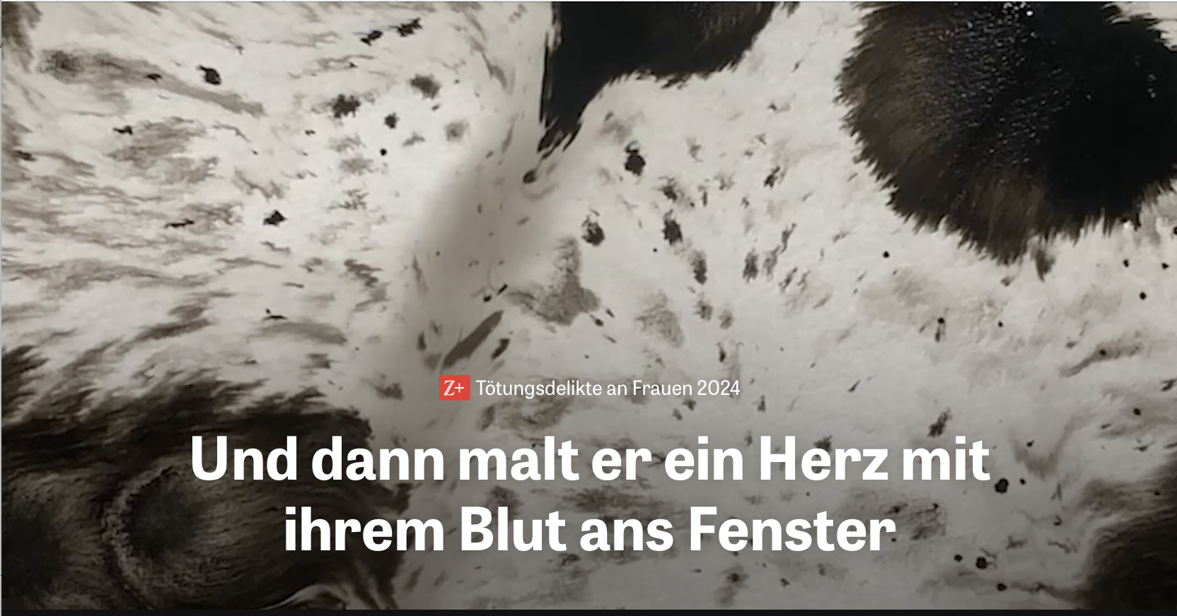 zeit.de Tötungsdelikte an Frauen 2024