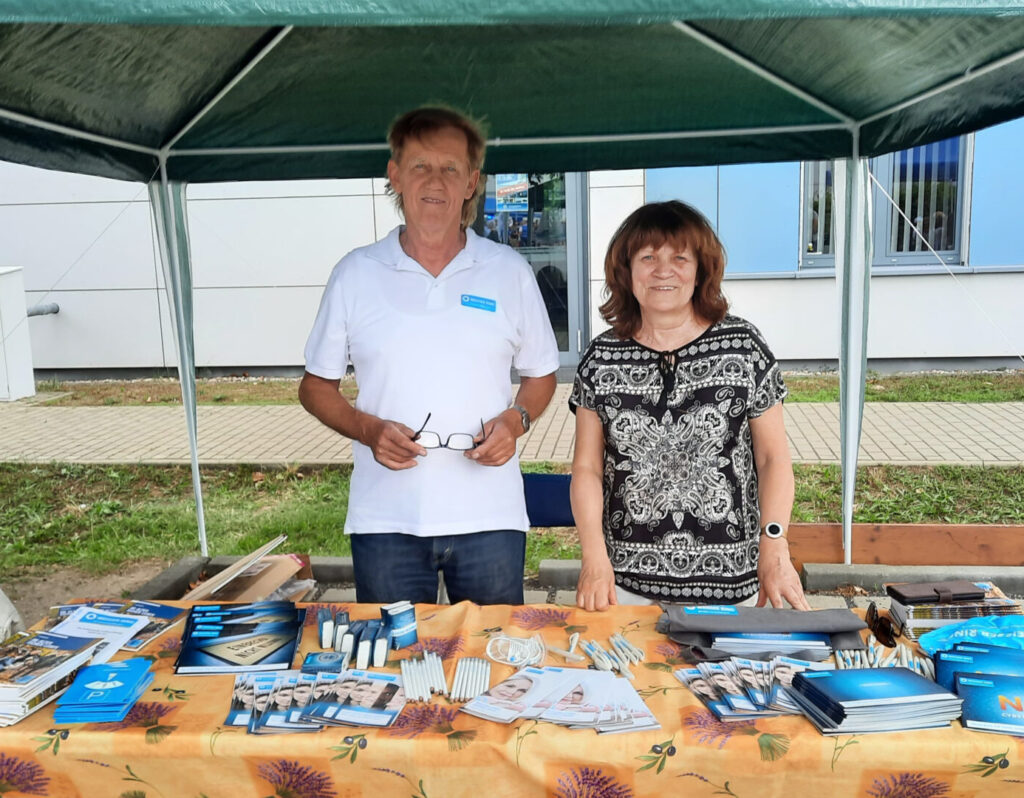 Lothar Pohle und seine Frau Monika vom WEISSEN RING.