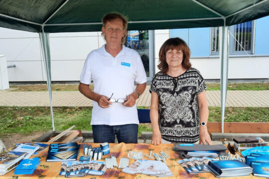 Lothar Pohle und seine Frau Monika vom WEISSEN RING.